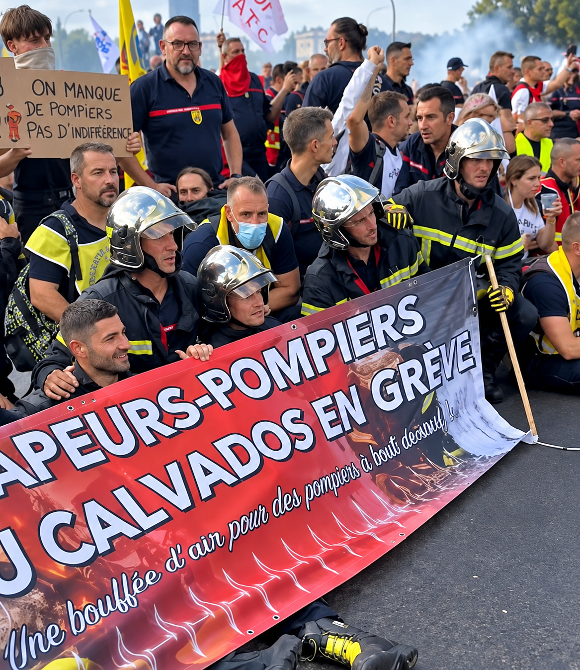 Après un été en enfer, la colère des pompiers est loin de s’éteindre